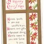 Arts and Crafts Style Vintage Christmas Postcard