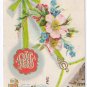 Christmas Rose Vintage Postcard 1910