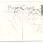 Blue Birds on Holly Bough Embossed Litho Vintage 1910 Christmas Postcard