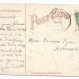 Lily of the Valley Bells Gilt Vintage Easter Postcard 1910