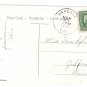 Horseshoe of Roses Vintage Easter Postcard 1910