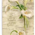 Calla Lilies Embossed UND Vintage Easter Postcard 1907
