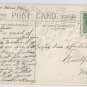 Lilies Embossed Silver Gilt Vintage Easter Postcard 1912