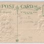 Cross Daisies Embossed Vintage Easter Postcard
