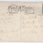 Arts & Crafts Illuminated Letter Vintage Easter Motto Postcard