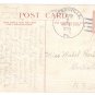 Sailboat Fishing Dock Vintage Easter Postcard 1909