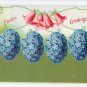 Forget me Not Eggs Vintage Easter Postcard