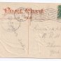 Angels Cross Narcissus Embossed Vintage Easter Postcard 1908
