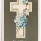 Cross Embossed Vintage Easter Postcard