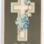 Cross Embossed Vintage Easter Postcard