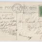 Silver Cross Embossed Silver Gilt Vintage Easter Postcard 1909