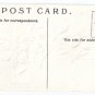 Cross Lily Embossed Vintage Easter Postcard