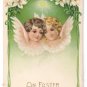 Angels Embossed Vintage Easter Postcard 1908