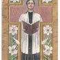 Cross Choir Singer Embossed Gilt Vintage Easter Postcard