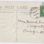 Silver Cross Narcissus flowers Embossed Vintage Easter Postcard