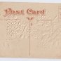 Flower Cross Embossed Vintage Easter Postcard Robbins 1907