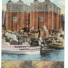 Hudson Terminal and Tubes NY 1913 Curteich Multiview