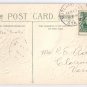 True Love Embossed Forget me nots Hearts 1908 Vintage Postcard