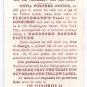 Fleischmann's Yeast Trade Card Chromo Advert Birds Premium