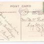Clasped Hands Roses Glossy 1915 Vintage Birthday Postcard