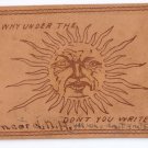 Vintage Leather Postcard 1906 Concord NH Sun