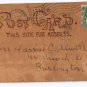 Vintage Leather Postcard 1906 Concord NH Sun