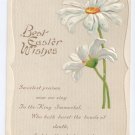 Embossed Vintage Easter Postcard Daisies