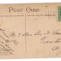 Rotograph 1907 Real Photo Congratulations B&W RPPC Iris Flowers