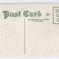 Best Wishes Embossed Daisies Gilt Vintage Patriotic Postcard