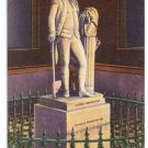 George Washington Houdon Statue Richmond VA Vintage Patriotic Postcard