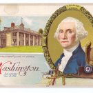 George Washington Mt. Vernon Eagle Embossed Vintage Patriotic Postcard