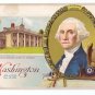George Washington Mt. Vernon Eagle Embossed Vintage Patriotic Postcard
