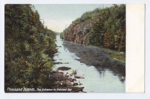 Entrance Holstead Bay Thousand Islands NY ca 1910 Leighton Vintage Postcard