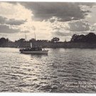 Moonlight St lawrence River Thousand Islands NY ca 1910 Rotograph Postcard