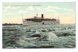 Rapids King Lachine Rapids Montreal ca 1910 Vintage Postcard