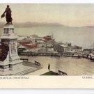 View from Chateau Frontenac Quebec Canada c 1910 Vintage Postcard