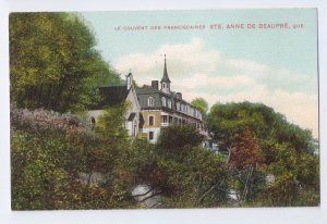 Convent Franciscan Monastery St Anne de Beaupre Quebec Canada c 1910 Vintage Postcard NM