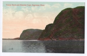 Trinity Rock Saguenay River Quebec Canada c 1910 Vintage Postcard EX