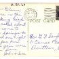 Greetings from Arkansas Map Postcard AR Curteich Chrome
