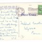 Wisconsin State Map Postcard WI 1946 Kropp Linen