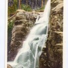 Cascade in Flume White Mountain NH Photostint ca 1910
