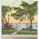 Fort Allen Park and Harbor Portland ME Langdorf E 6568 ca 1910