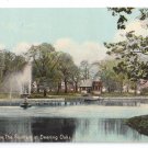 Portland ME The Fountain at Deering Park Leighton ca 1910
