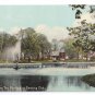 Portland ME The Fountain at Deering Park Leighton ca 1910
