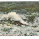 Surf at Old Orchard Beach ME ca 1910 EXC