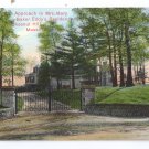 Entrance Mary Baker Eddy Residence Chestnut Hill MA Reichner ca 1910