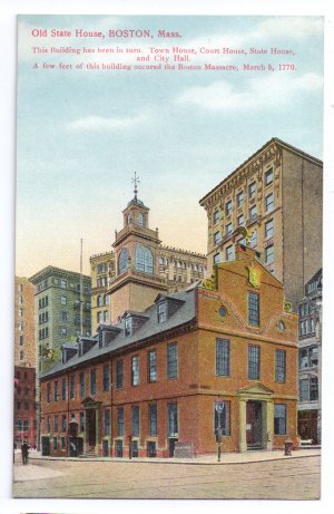 Old State House Boston MA Reichner ca 1910 Exc
