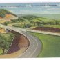 PA 147 Turnpike Bedford Interchange Vintage Linen Postcard Curteich