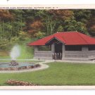 Watkins Glen NY Pavilion Tichnor Vintage Postcard