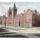 Hartford CT High School Vintage Post Card UND